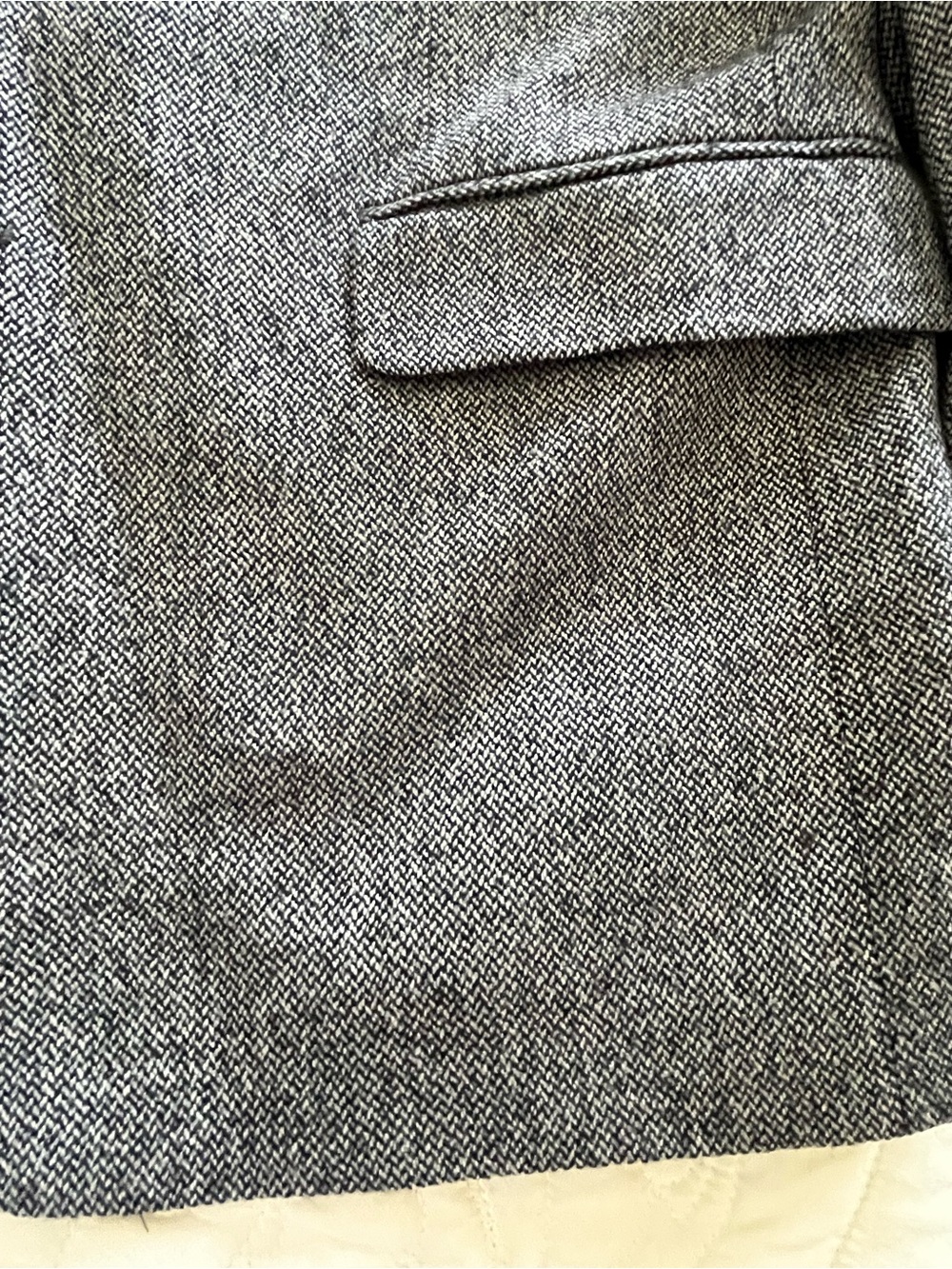 Brooks Brothers Men's Gray Herringbone Wool Blazer 44S - Picture 3 of 12